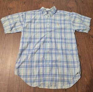 Ralph Lauren Light Blue Plaid Casual Shirt